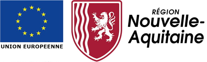 Logo Union Européenne et Région Nouvelle-Aquitaine